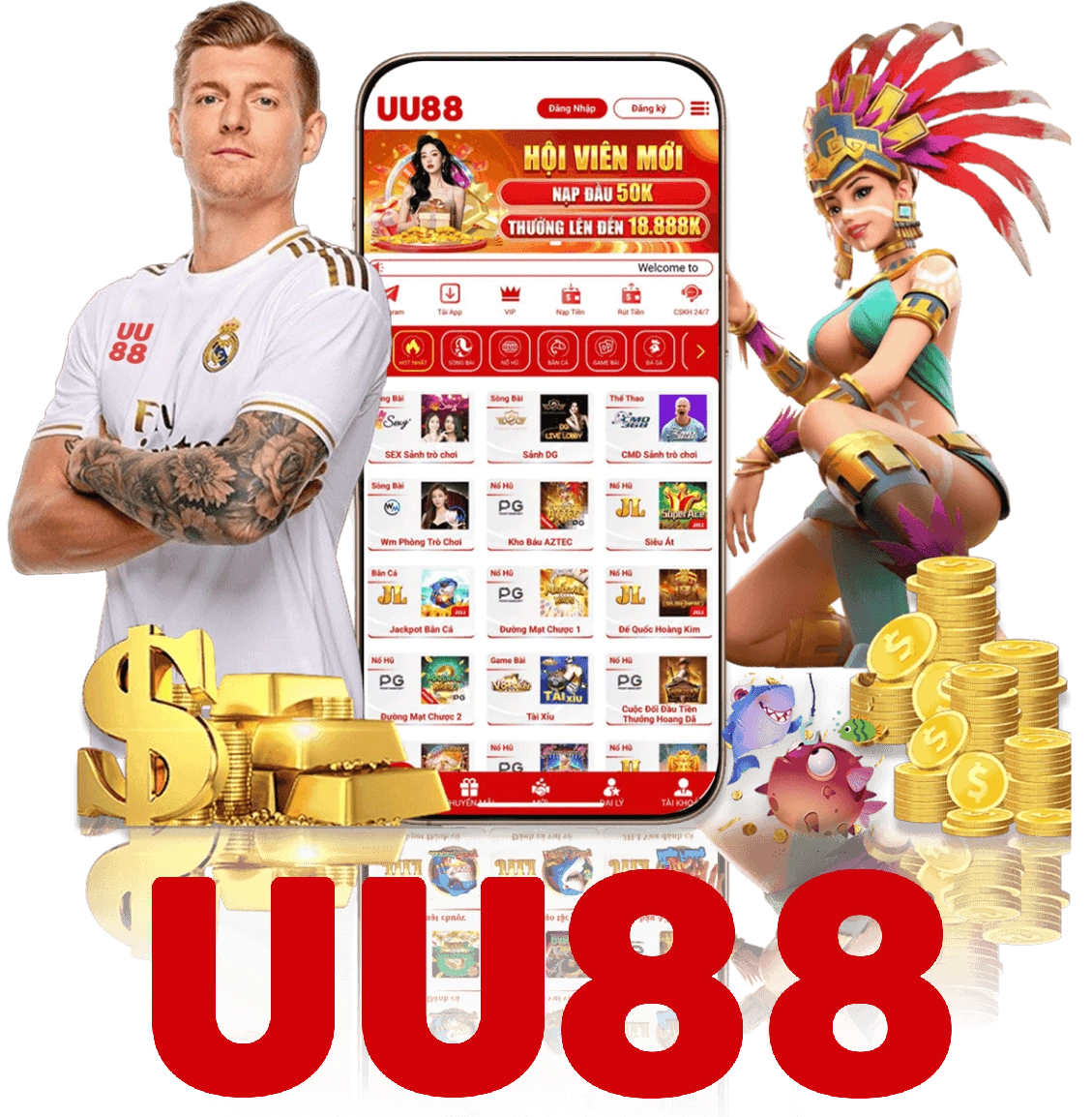 Dịch vụ di động và cổng truy cập UU88
